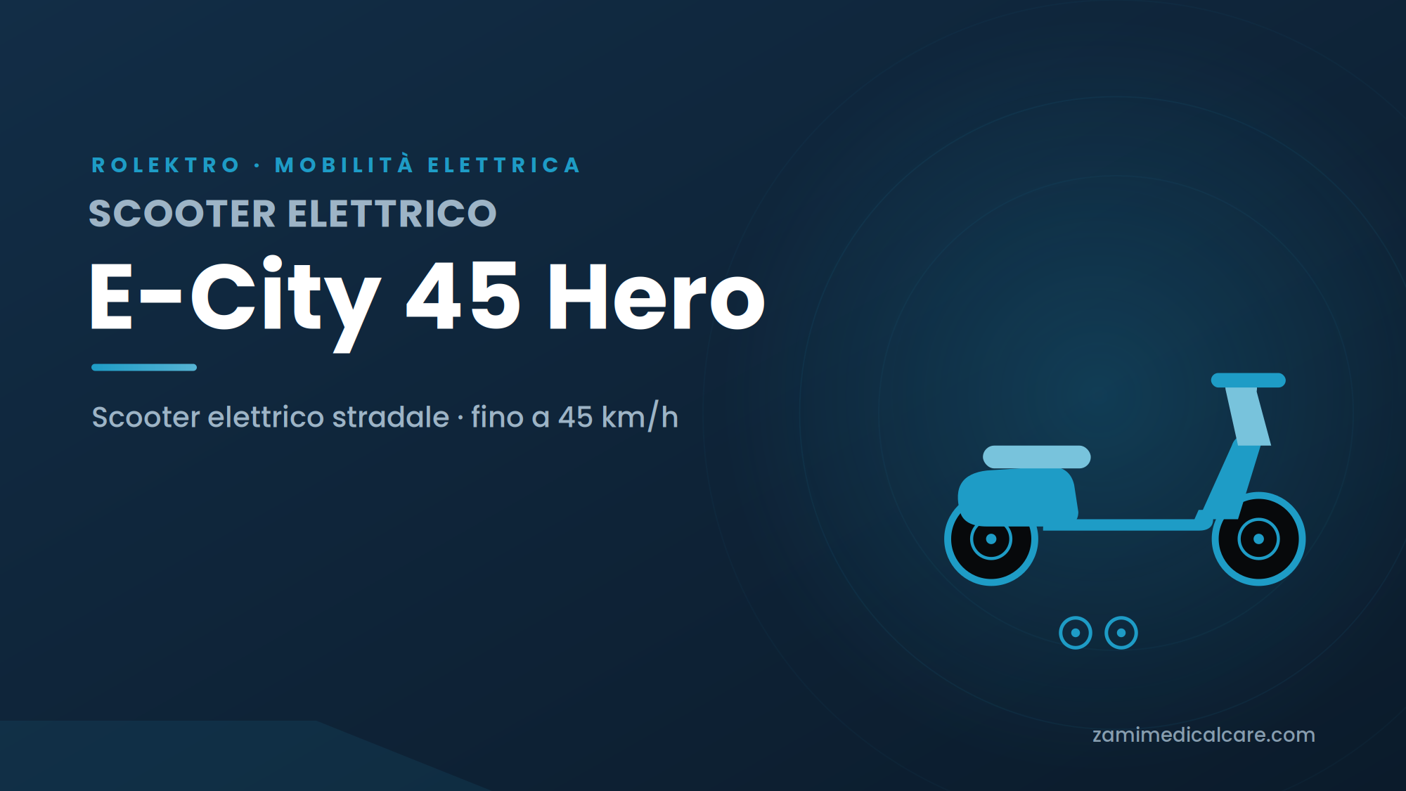 E-City 45 Hero – Scooter Elettrico 45 km/h