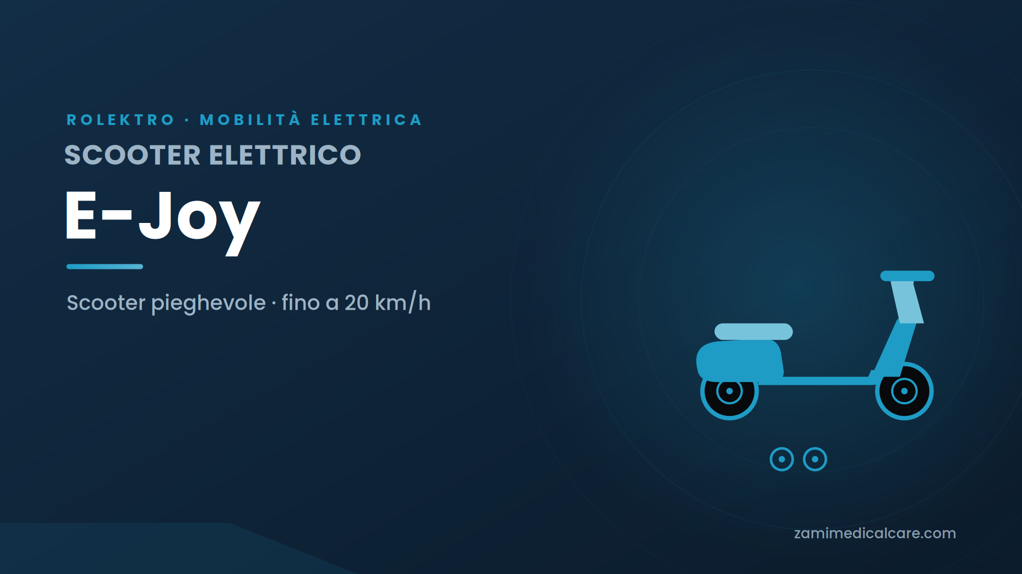 E-Joy – Scooter Elettrico Pieghevole 20 km/h