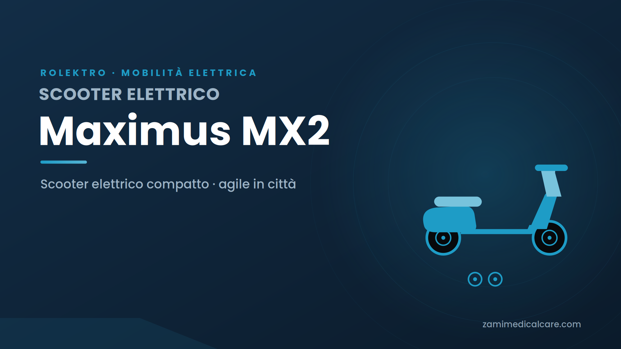 Maximus MX2 – Scooter Elettrico Compatto