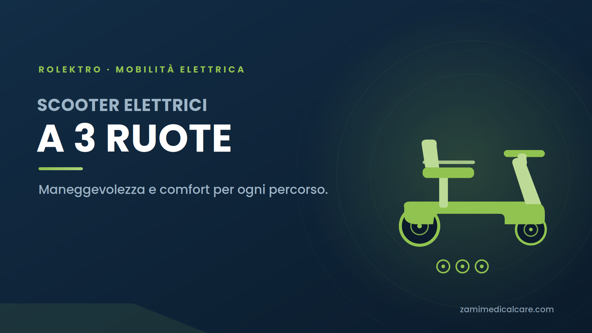 Scooter Elettrici a 3 Ruote (Tricicli)