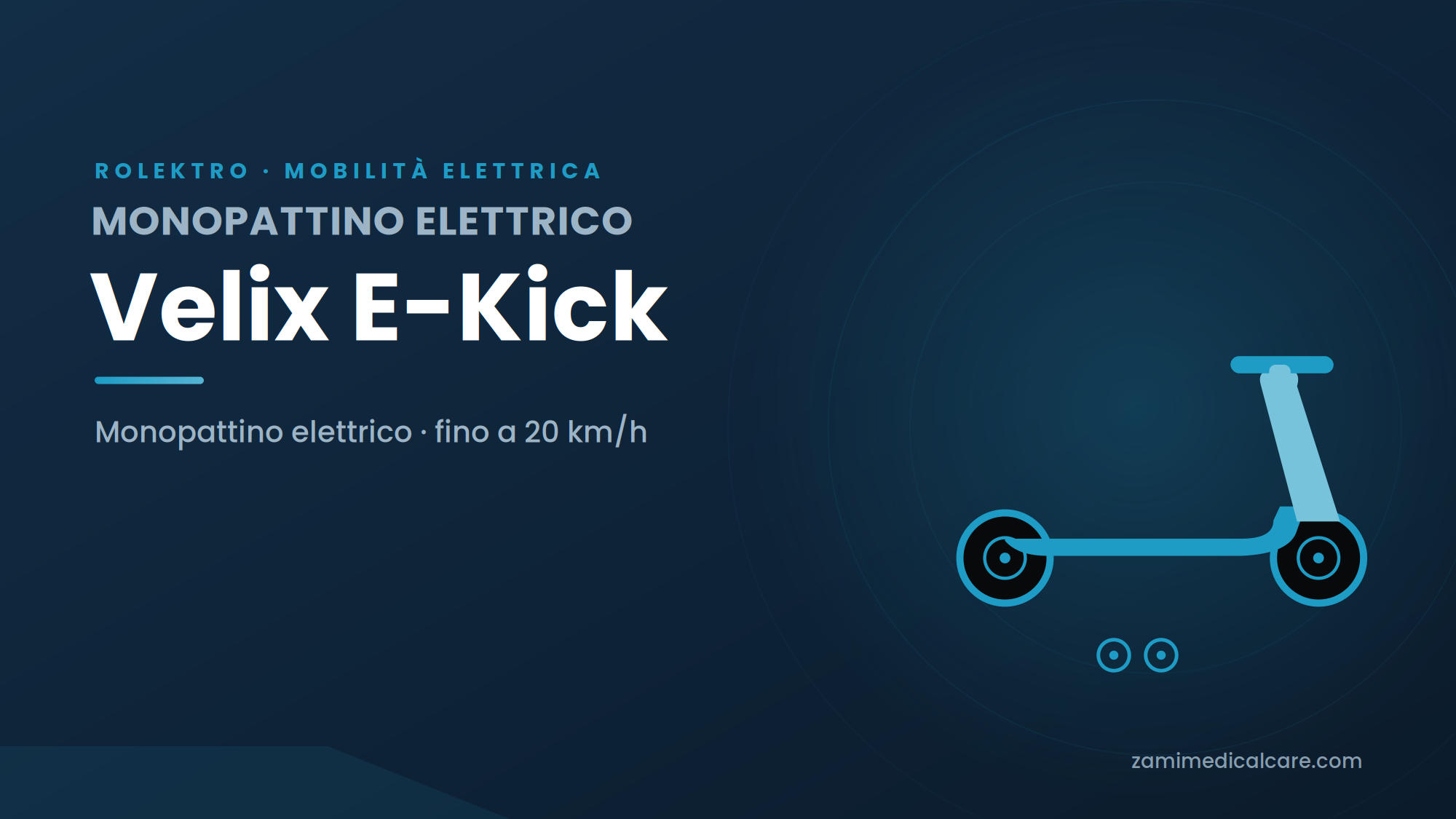 Velix E-Kick – Monopattino Elettrico 20 km/h
