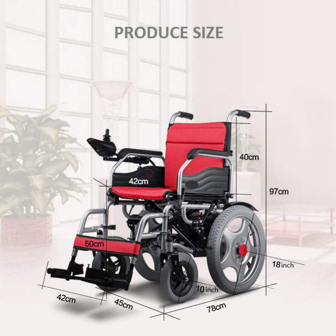 Carrozzina elettrica pieghevole KSM-501 KS Med (6)