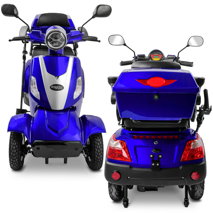 Rolektro E-Quad 25 – Quadriciclo Elettrico per Anziani 25 km/h