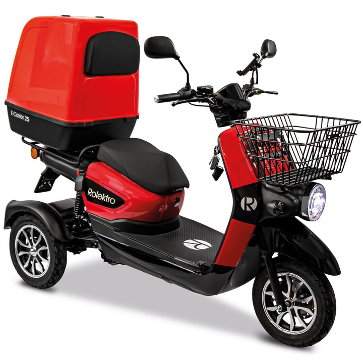 Rolektro E-Carrier 25 – Triciclo Elettrico da Trasporto 25 km/h