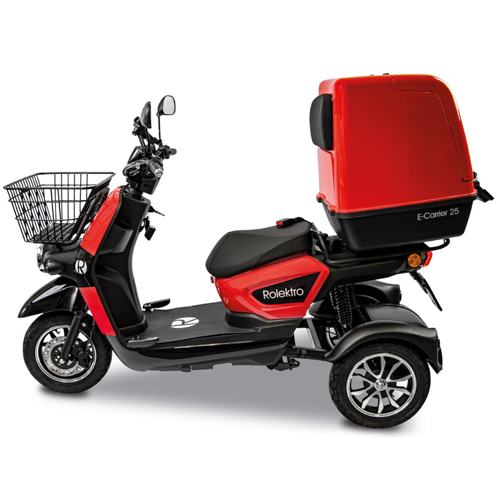 Rolektro E-Carrier 25 – Triciclo Elettrico da Trasporto 25 km/h