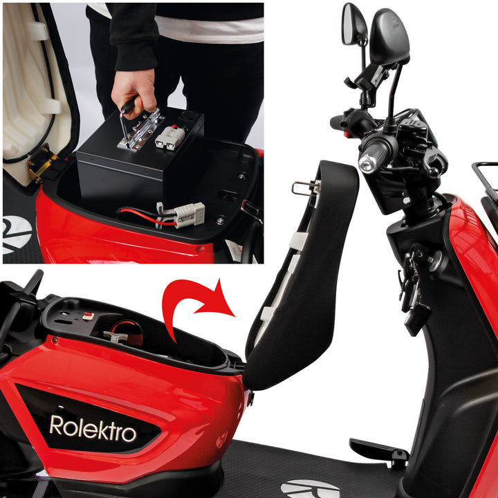 Rolektro E-Carrier 25 – Triciclo Elettrico da Trasporto 25 km/h