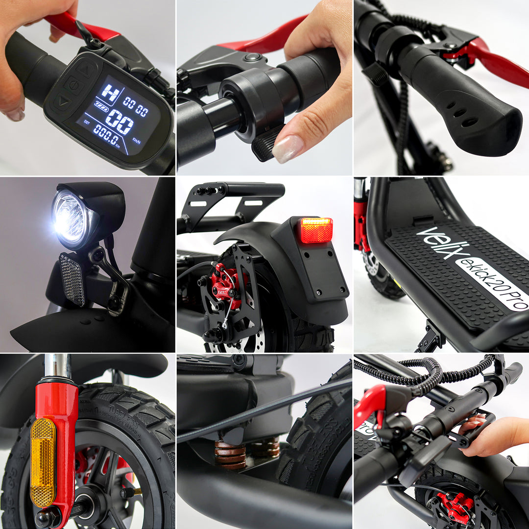 Rolektro Velix E-Kick 20 Pro – Monopattino Elettrico Off-Road 20 km/h