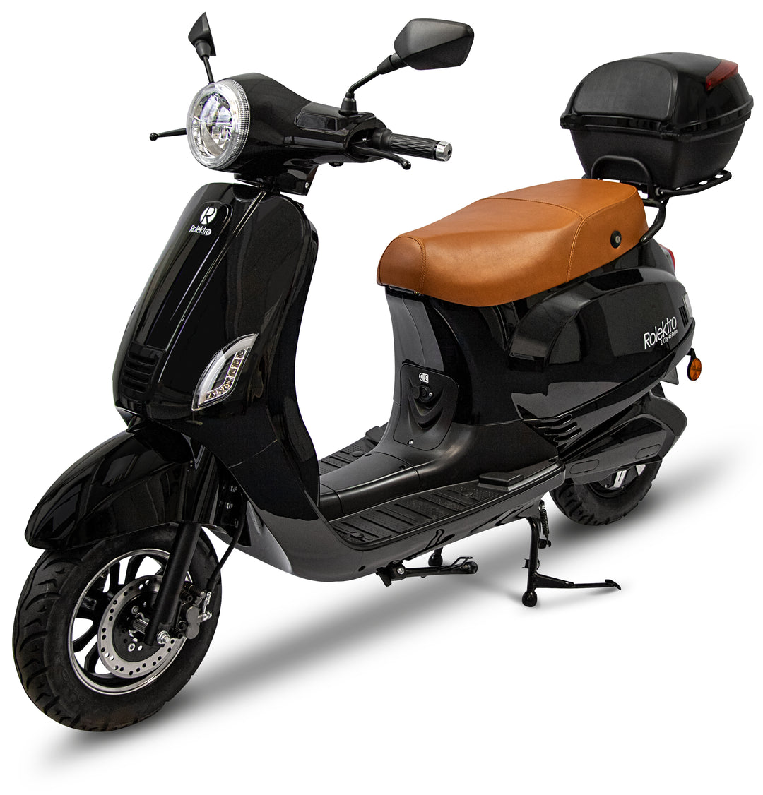 Rolektro E-City 45 Retro – Scooter Elettrico Vintage Biposto 45 km/h