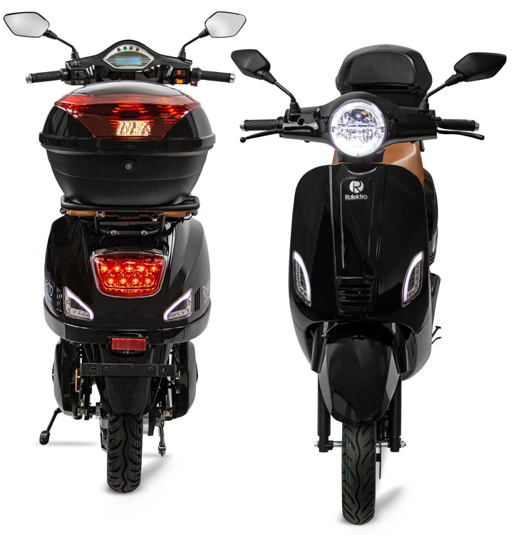 Rolektro E-City 45 Retro – Scooter Elettrico Vintage Biposto 45 km/h