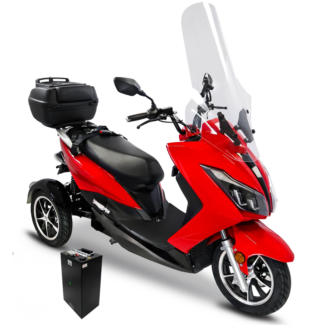 Rolektro Maximus MX3-25 – Triciclo Elettrico Biposto 25 km/h