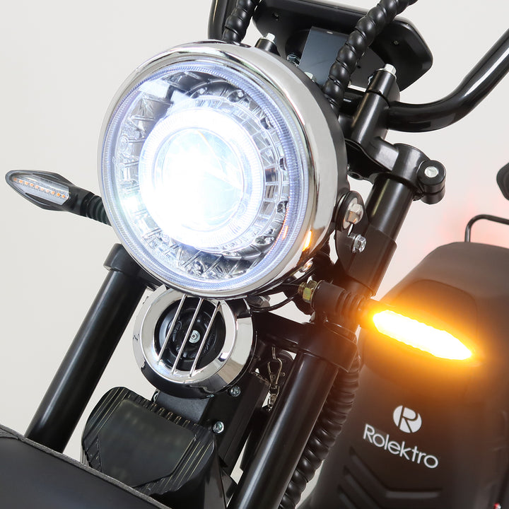Rolektro E-Chopper 45 – Scooter Elettrico Chopper Biposto 45 km/h