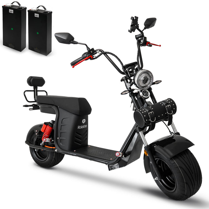 Rolektro E-Chopper 45 – Scooter Elettrico Chopper Biposto 45 km/h
