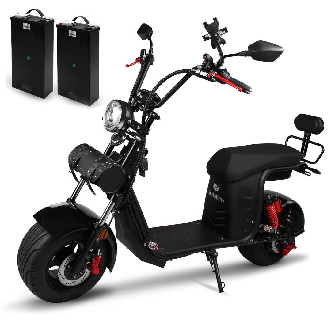Rolektro E-Chopper 45 – Scooter Elettrico Chopper Biposto 45 km/h
