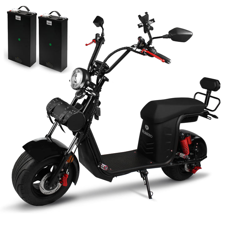 Rolektro E-Chopper 45 – Scooter Elettrico Chopper Biposto 45 km/h