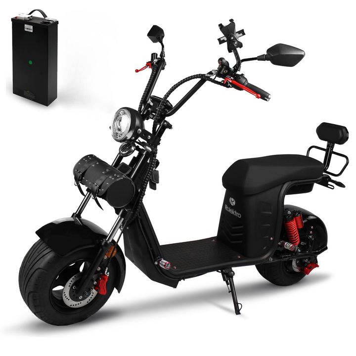 Rolektro E-Chopper 45 – Scooter Elettrico Chopper Biposto 45 km/h