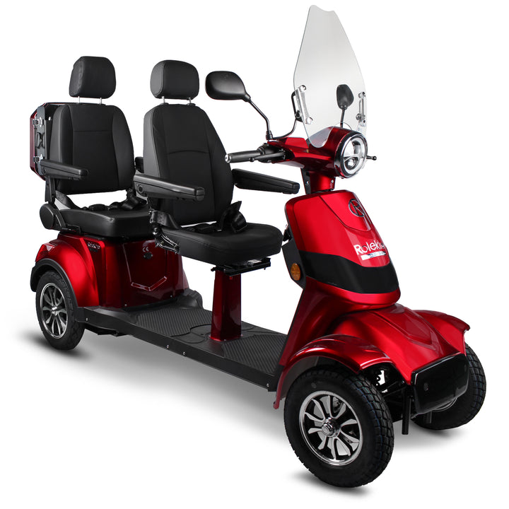 Rolektro E-Quad 25 Duo – Scooter Elettrico 4 Ruote Biposto 25 km/h