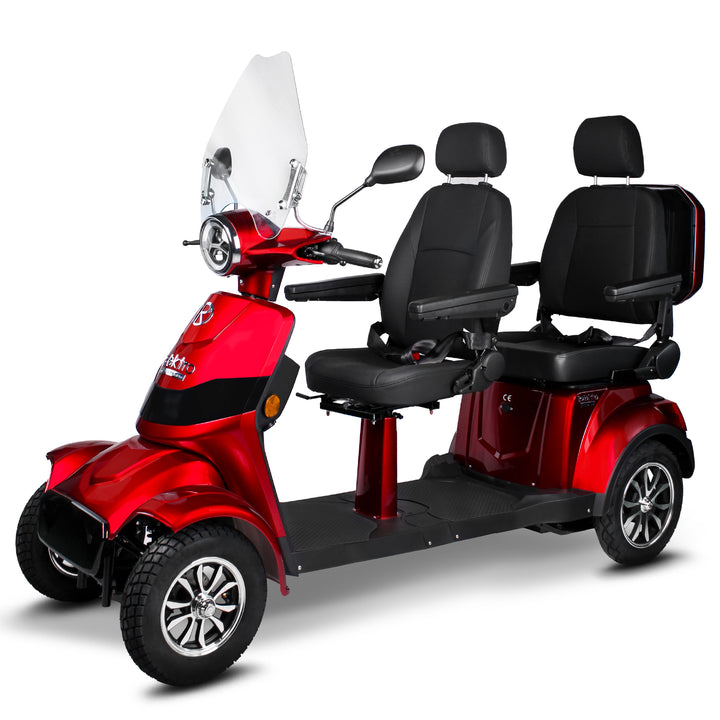 Rolektro E-Quad 25 Duo – Scooter Elettrico 4 Ruote Biposto 25 km/h