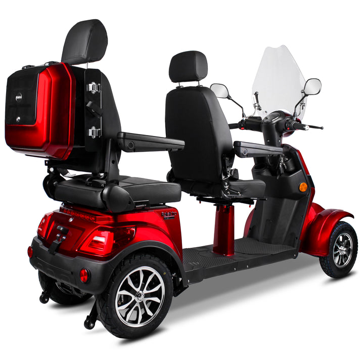 Rolektro E-Quad 25 Duo – Scooter Elettrico 4 Ruote Biposto 25 km/h