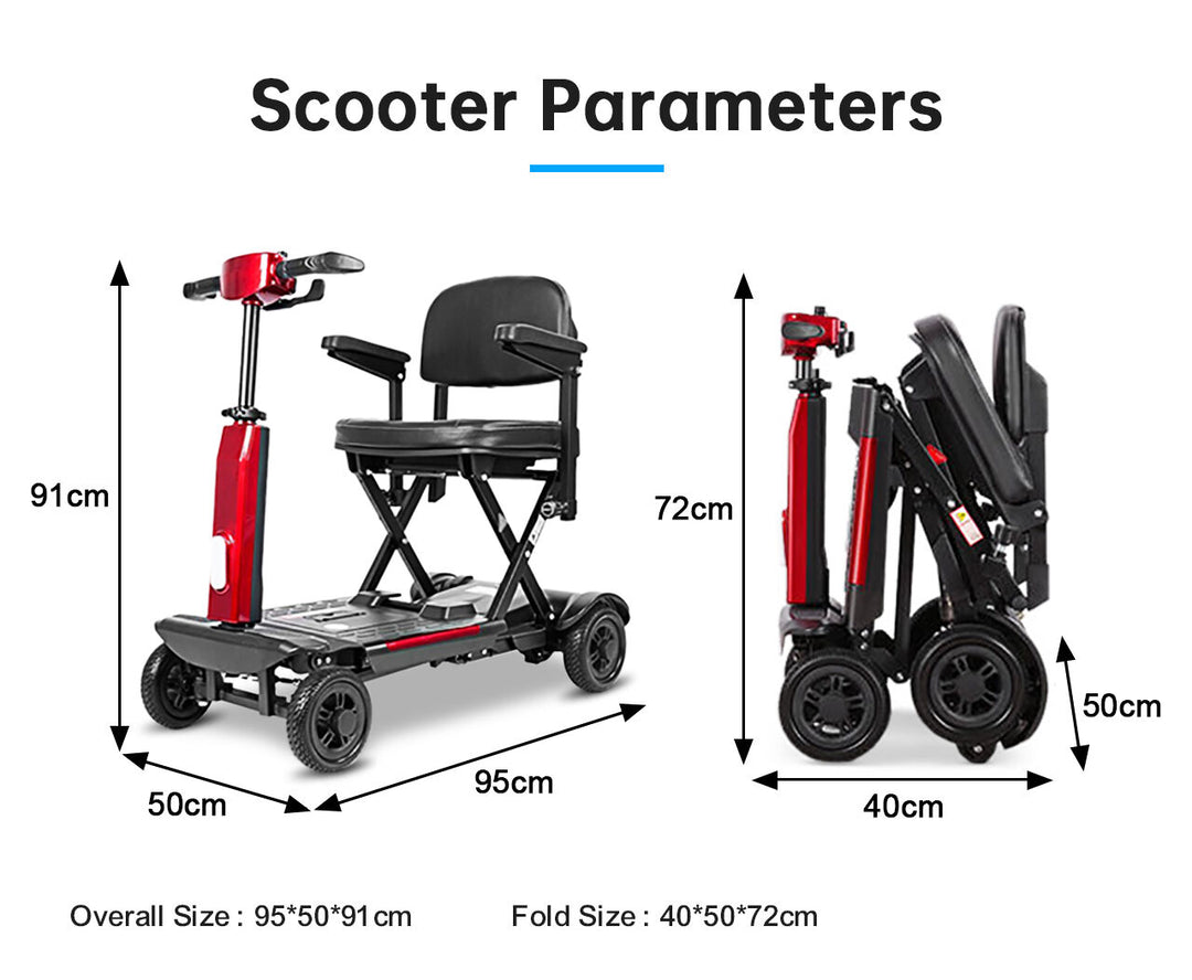 Scooter elettrico pieghevole KSM-909 KS Med (6)