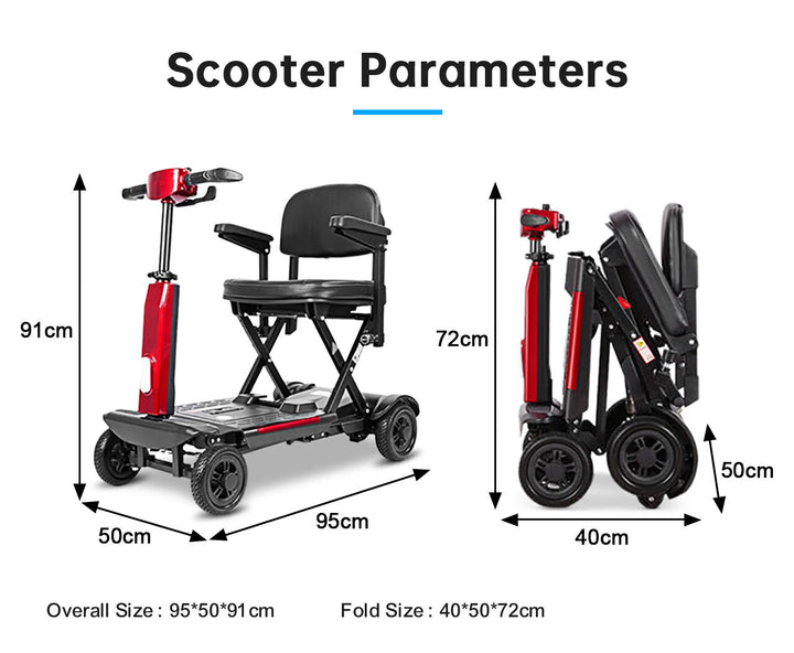 Scooter elettrico pieghevole KSM-909 KS Med (6)
