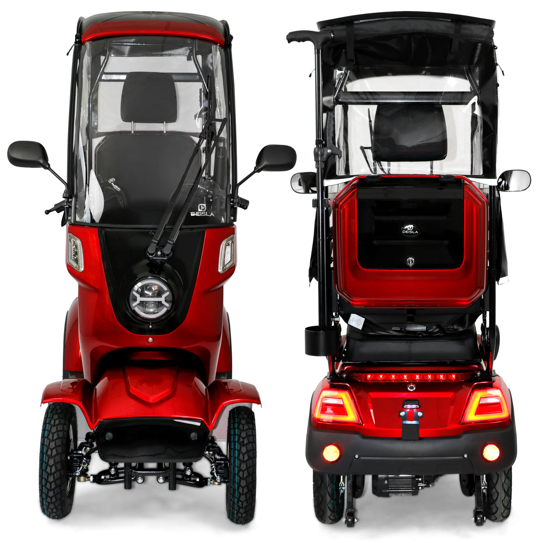 Rolektro Deisla DS4 – Scooter Elettrico 4 Ruote Coperto 15/25 km/h
