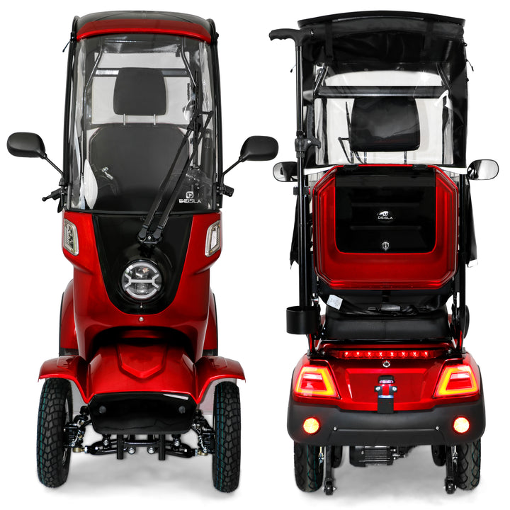 Rolektro Deisla DS4 – Scooter Elettrico 4 Ruote Coperto 15/25 km/h
