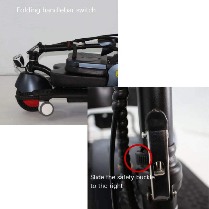 Scooter elettrico pieghevole in carbonio KSM-903 KS Med (8)