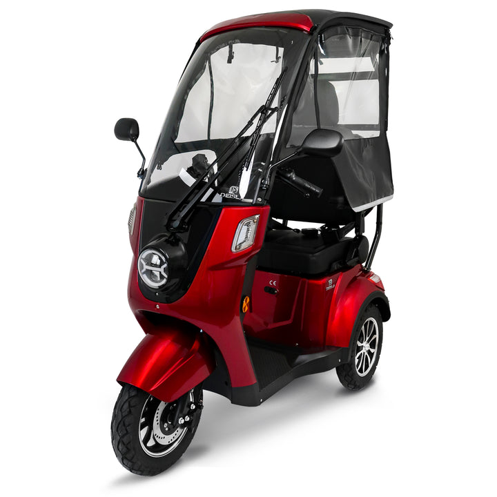 Rolektro Deisla DS3 – Triciclo Elettrico Coperto con Tettuccio 25 km/h