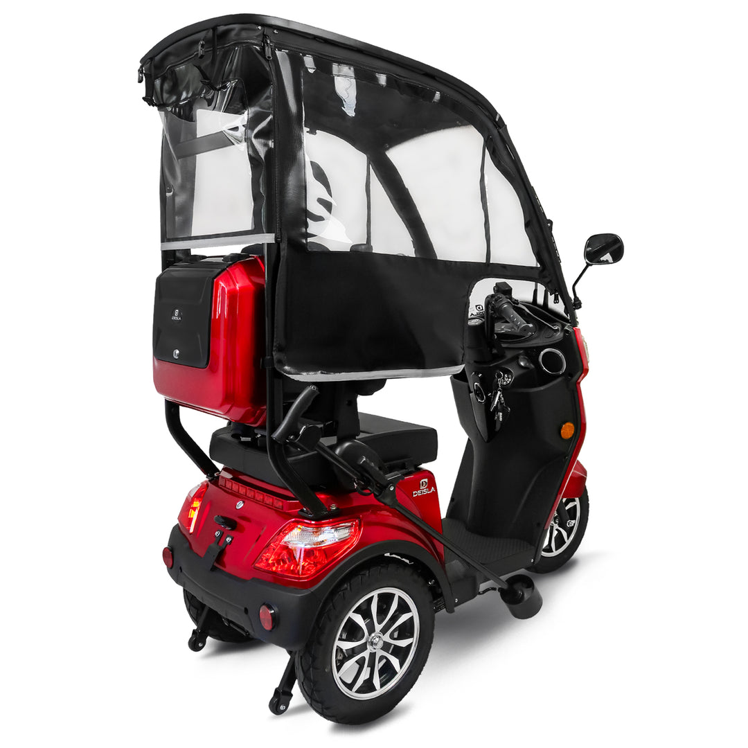 Rolektro Deisla DS3 – Triciclo Elettrico Coperto con Tettuccio 25 km/h