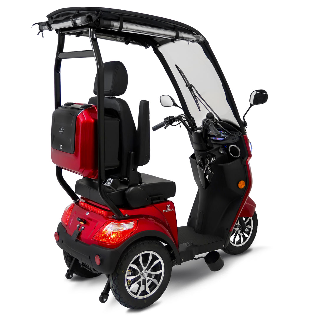 Rolektro Deisla DS3 – Triciclo Elettrico Coperto con Tettuccio 25 km/h