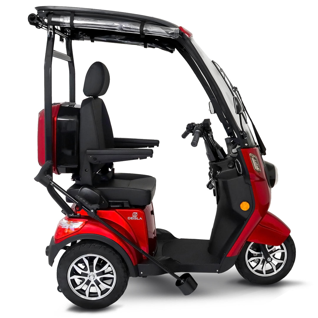 Rolektro Deisla DS3 – Triciclo Elettrico Coperto con Tettuccio 25 km/h
