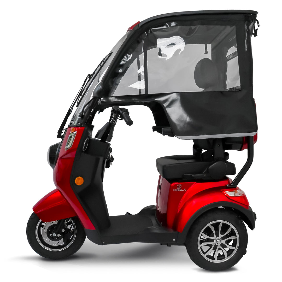 Rolektro Deisla DS3 – Triciclo Elettrico Coperto con Tettuccio 25 km/h
