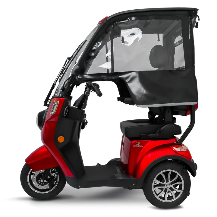 Rolektro Deisla DS3 – Triciclo Elettrico Coperto con Tettuccio 25 km/h