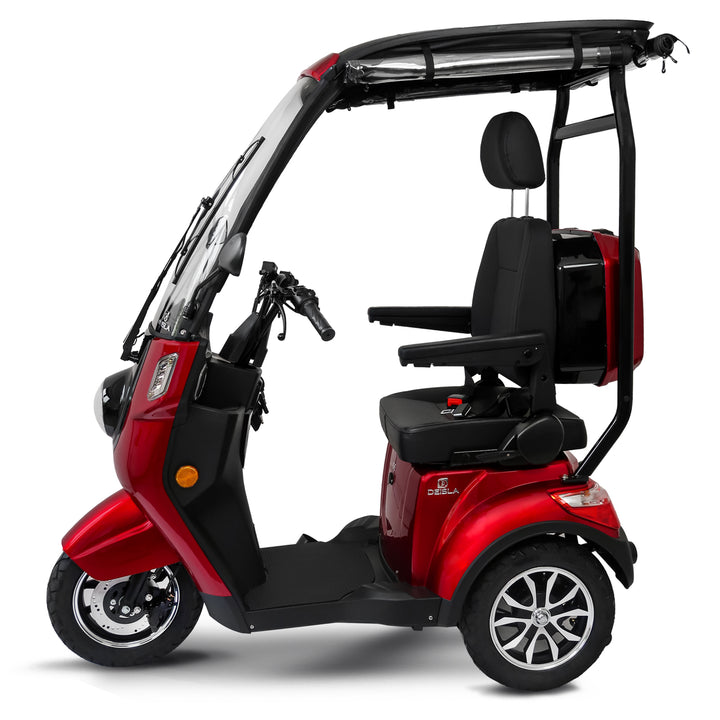 Rolektro Deisla DS3 – Triciclo Elettrico Coperto con Tettuccio 25 km/h