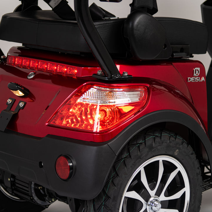 Rolektro Deisla DS3 – Triciclo Elettrico Coperto con Tettuccio 25 km/h