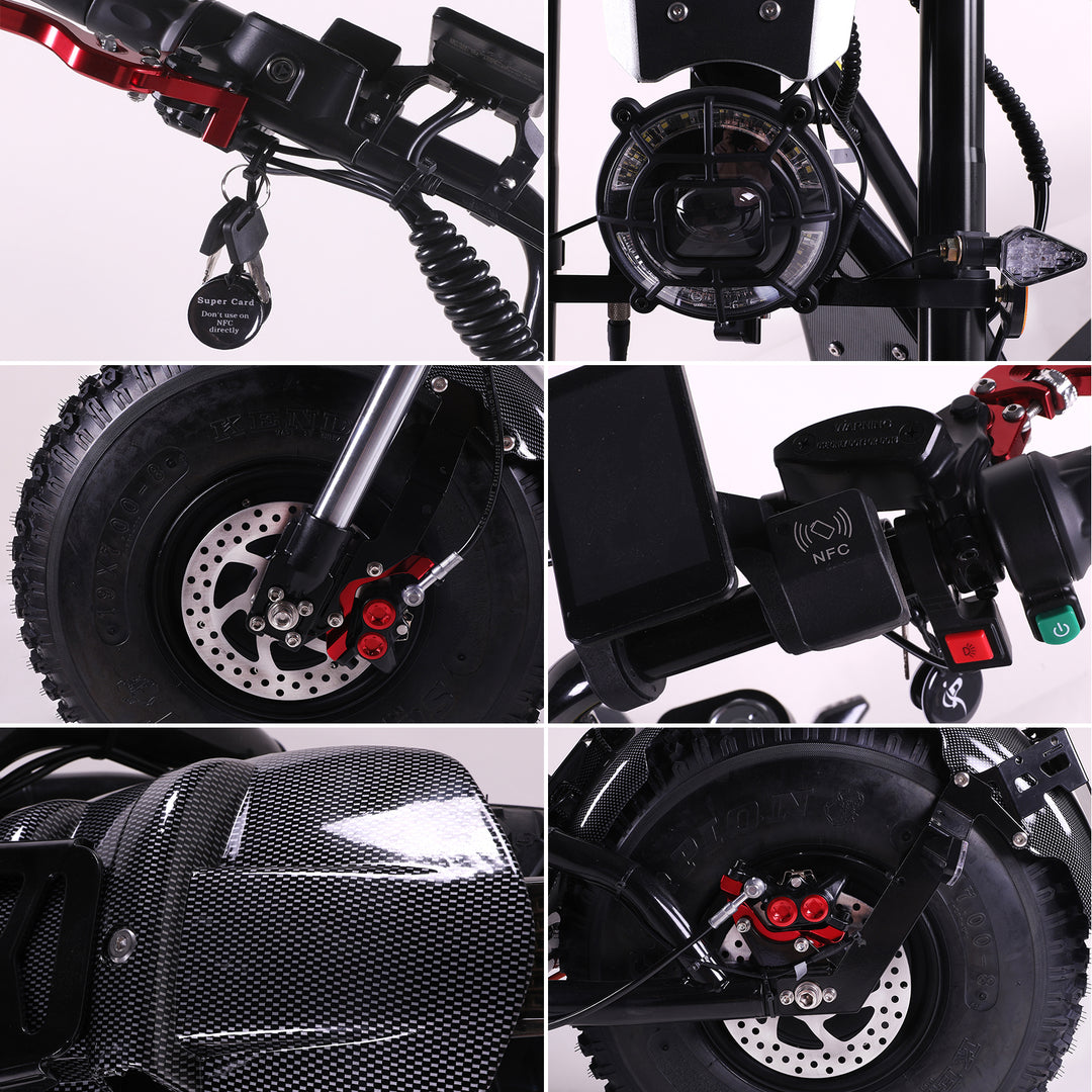 Rolektro Maximus E-Cruiser 45 – Scooter Elettrico Sportivo 3000W